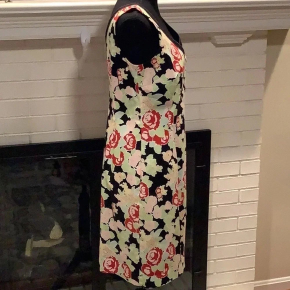 Amazing Talbots V Neck Floral Dress Womens Sz 10 - Picture 3 of 8